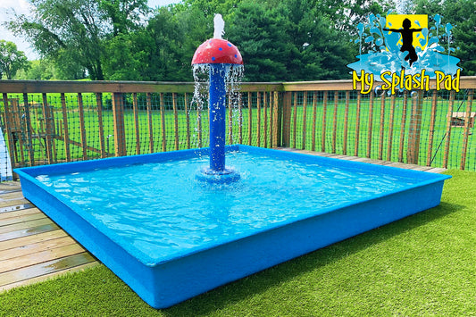 Portable Kid Wading Pool Kit by My portable splash pad.