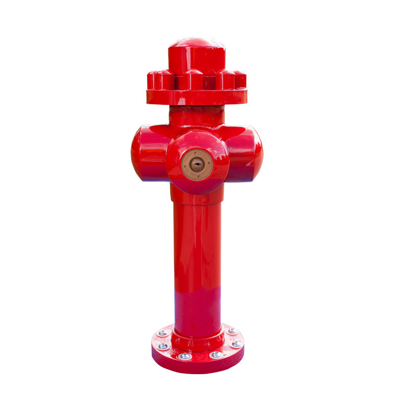 Fire Hydrant Portable Splash Pad water play feature for kids, bright red hydrant design with multiple spray nozzles.